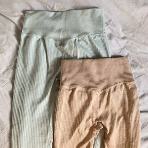 Ribbed Gym Leggings - Sold together!